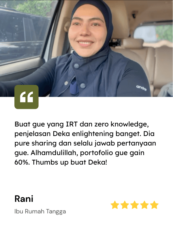 Rani - Ibu Rumah Tangga (Testimoni Pandeka)