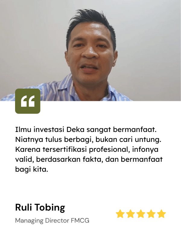 Ruli Tobing - Managing Director FMCG (Testimoni Pandeka)