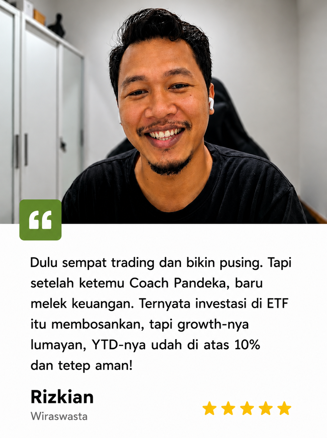 Rizkian - Wiraswasta (Testimoni Pandeka)