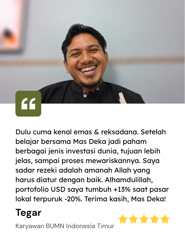 Tegar- Karyawan BUMN Indonesia Timur (Testimoni Pandeka)